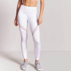 WHITE ACTIVE LEGGINGS